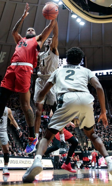 Edwards helps No. 24 Purdue hold off Ball State 84-75